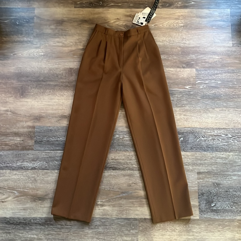 NWT Vintage 70's High Waisted Straight Leg Trousers/ Pants